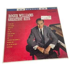 Vintage 1961 Rogers Williams Greatest Hits Kapp Records LP Vinyl Record